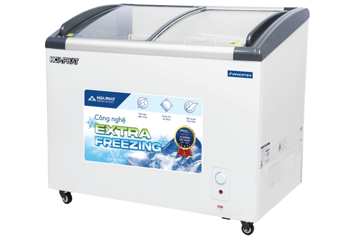 Tủ đông trưng bày Hòa Phát Inverter 357 lít HSF AD8357.C